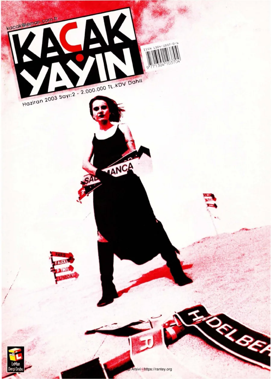 Kaçak Yayın Sayı 002 Haziran 2003 kapak görseli
