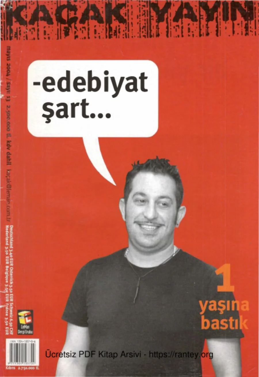 Kaçak Yayın Sayı 013 Mayıs 2004 kapak görseli