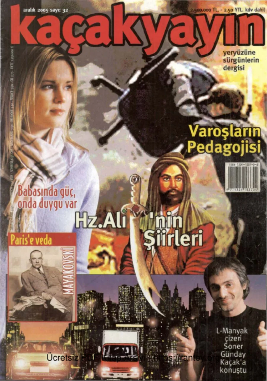 Kaçak Yayın Sayı 032 Aralık 2005 kapak görseli