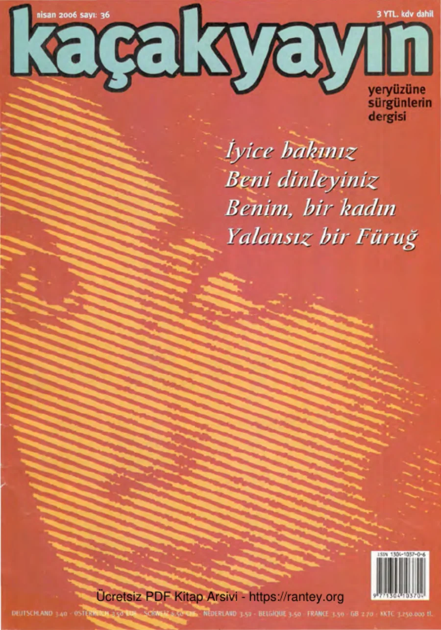 Kaçak Yayın Sayı 036 kapak görseli