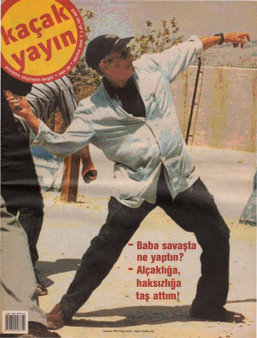 Kaçak Yayın Sayı 039 Ağustos 2006 kapak görseli