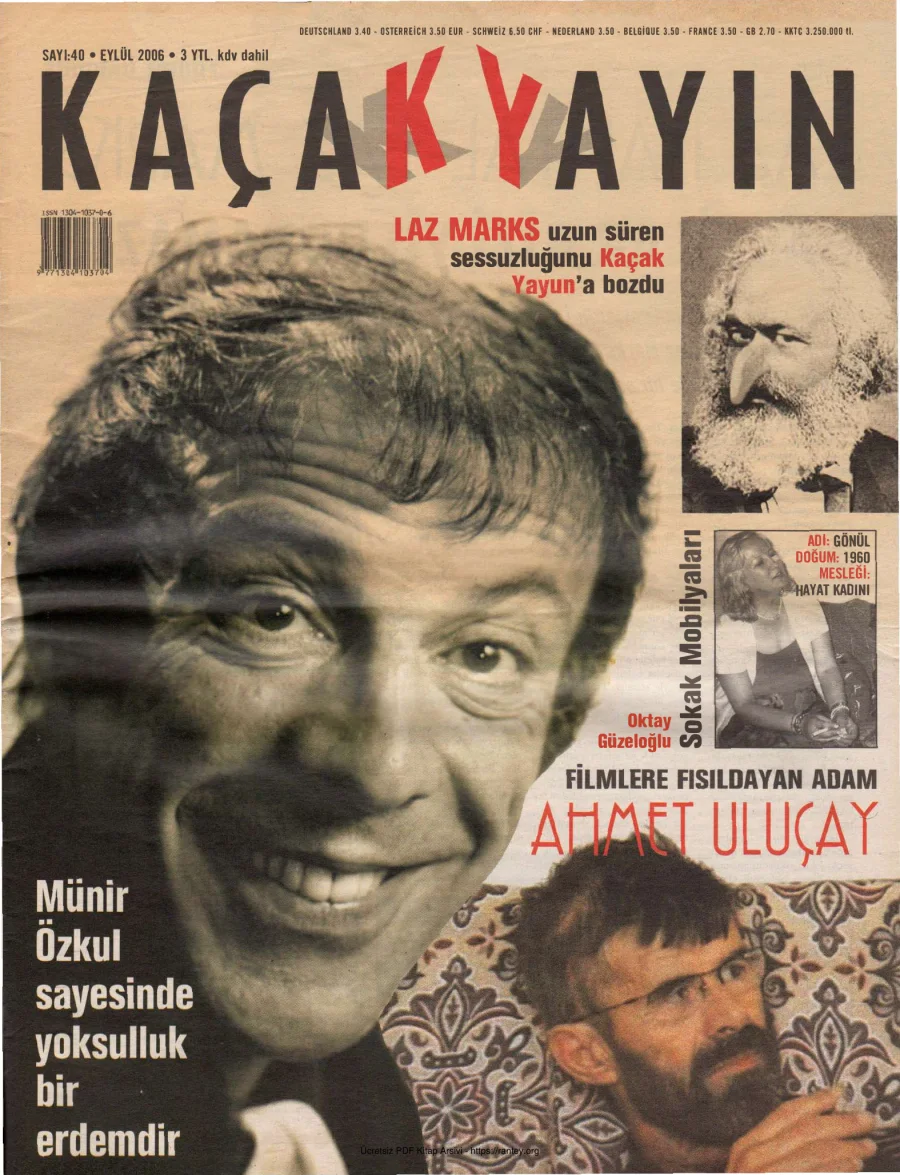 Kaçak Yayın Sayı 040 Eylül 2006 kapak görseli