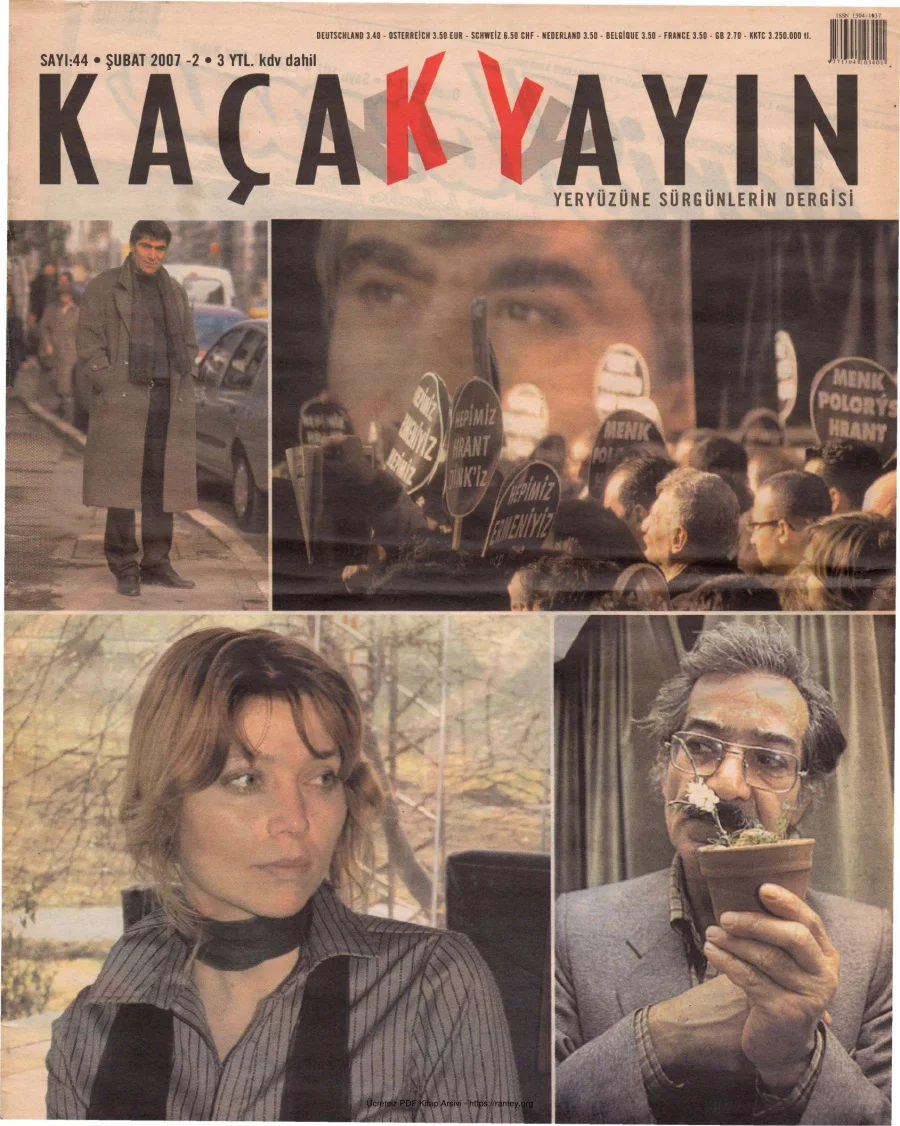 Kaçak Yayın Sayı 044 Şubat 2007 kapak görseli