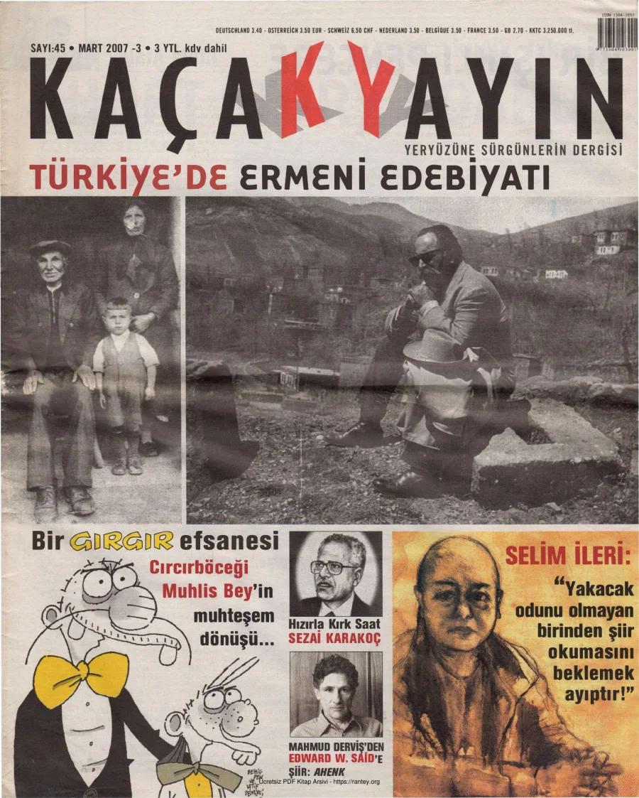 Kaçak Yayın Sayı 045 Mart 2007 kapak görseli