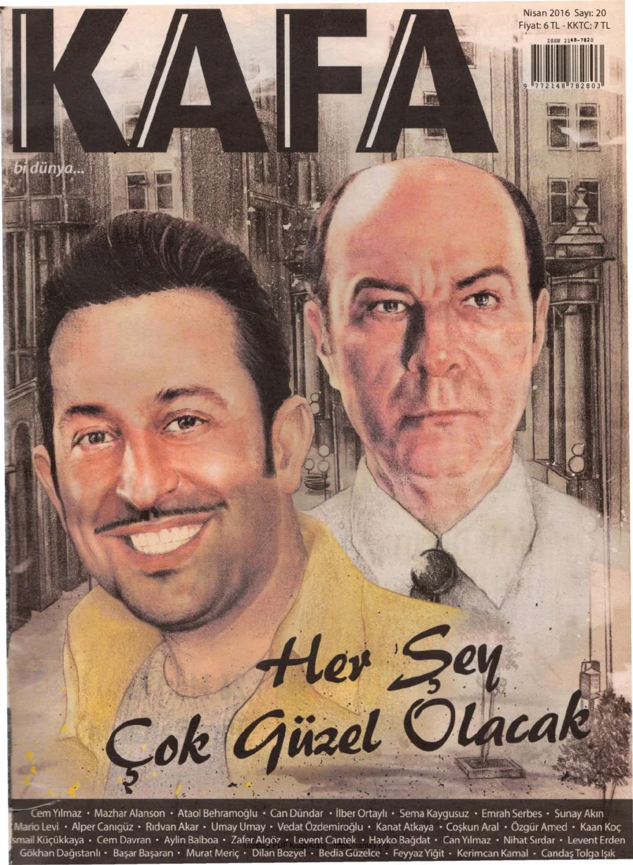 Kafa Bi Dünya Sayı 20 Her Şey Çok Güzel Olacak kapak görseli