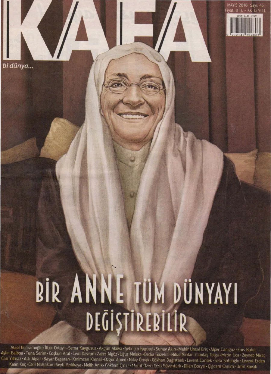 Kafa Bi Dünya Sayı 45 Zübeyde Hanım kapak görseli