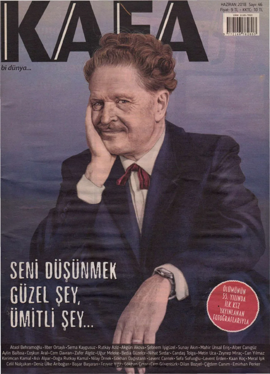 Kafa Bi Dünya Sayı 46 Nazım Hikmet kapak görseli