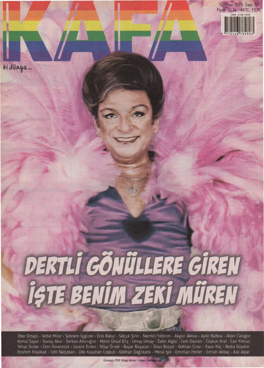Kafa Bi Dünya Sayı 59 Zeki Müren kapak görseli