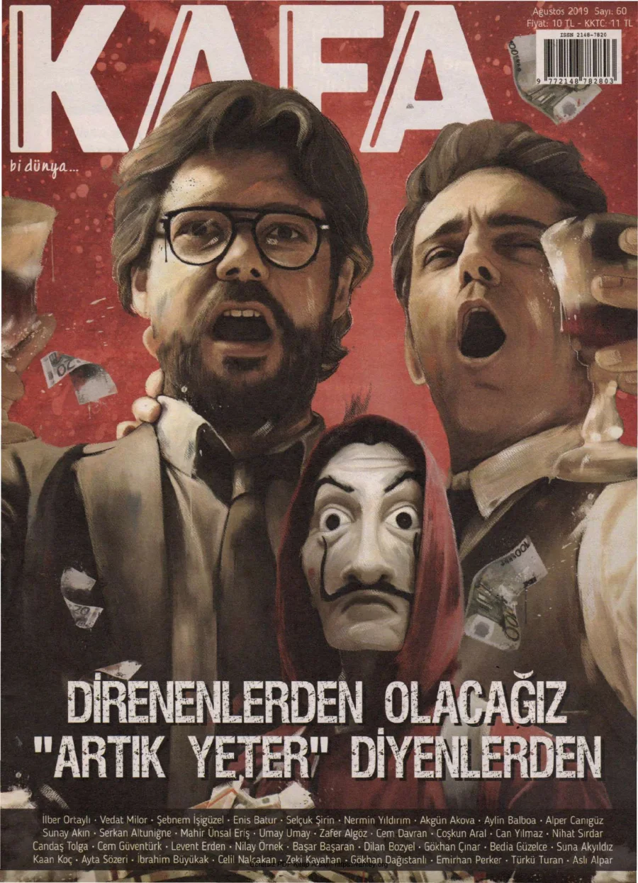 Kafa Bi Dünya Sayı 60 La Casa De Papel kapak görseli