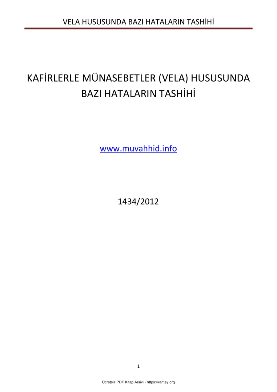 KAFİRLERLE MÜNASEBETLER Ebu Abdulmumin Tekin Mıhçı kapak görseli
