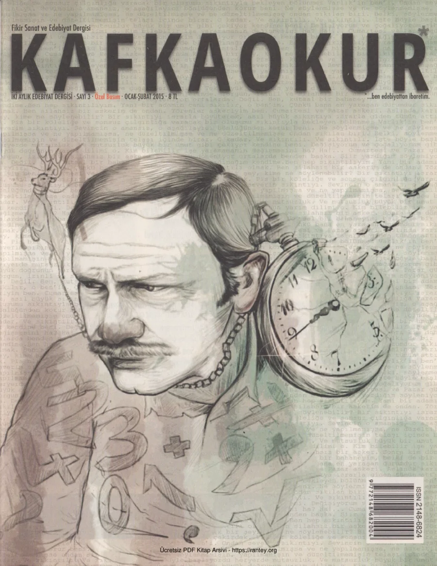 Kafka Okur Sayı 03 Ocak Şubat 2015 kapak görseli
