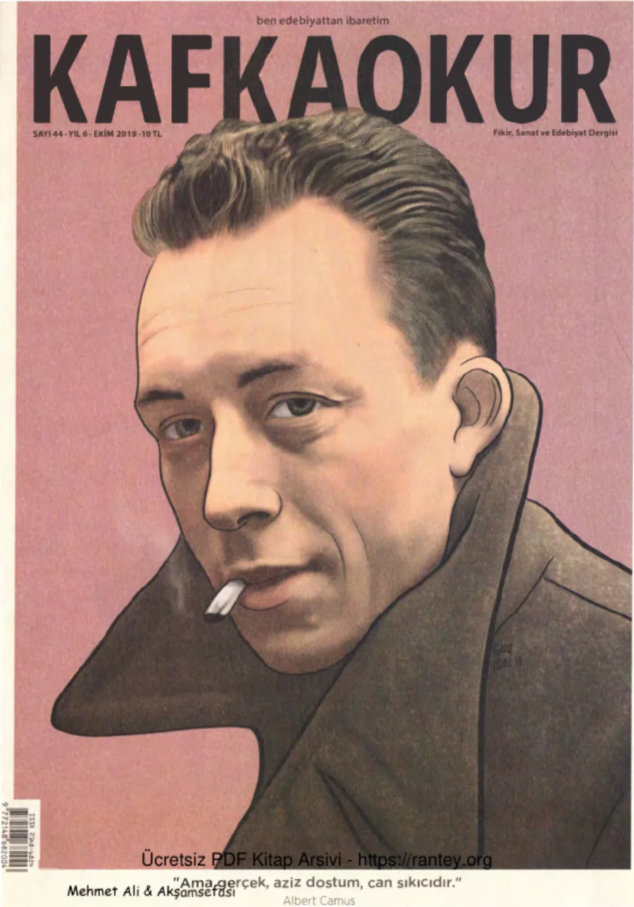 Kafka Okur Sayı 044 - Albert Camus kapak görseli