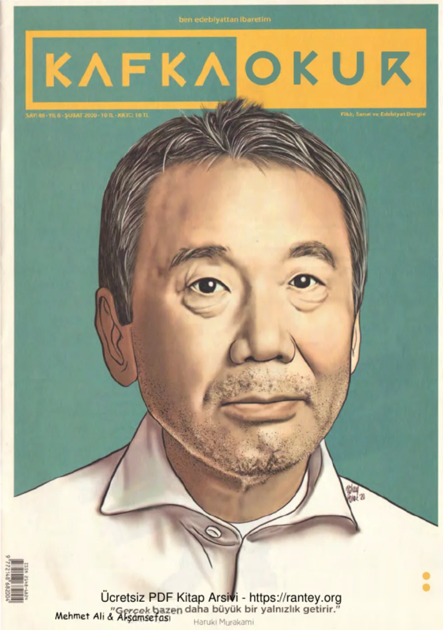 Kafka Okur Sayı 048 - Haruki Murakami kapak görseli