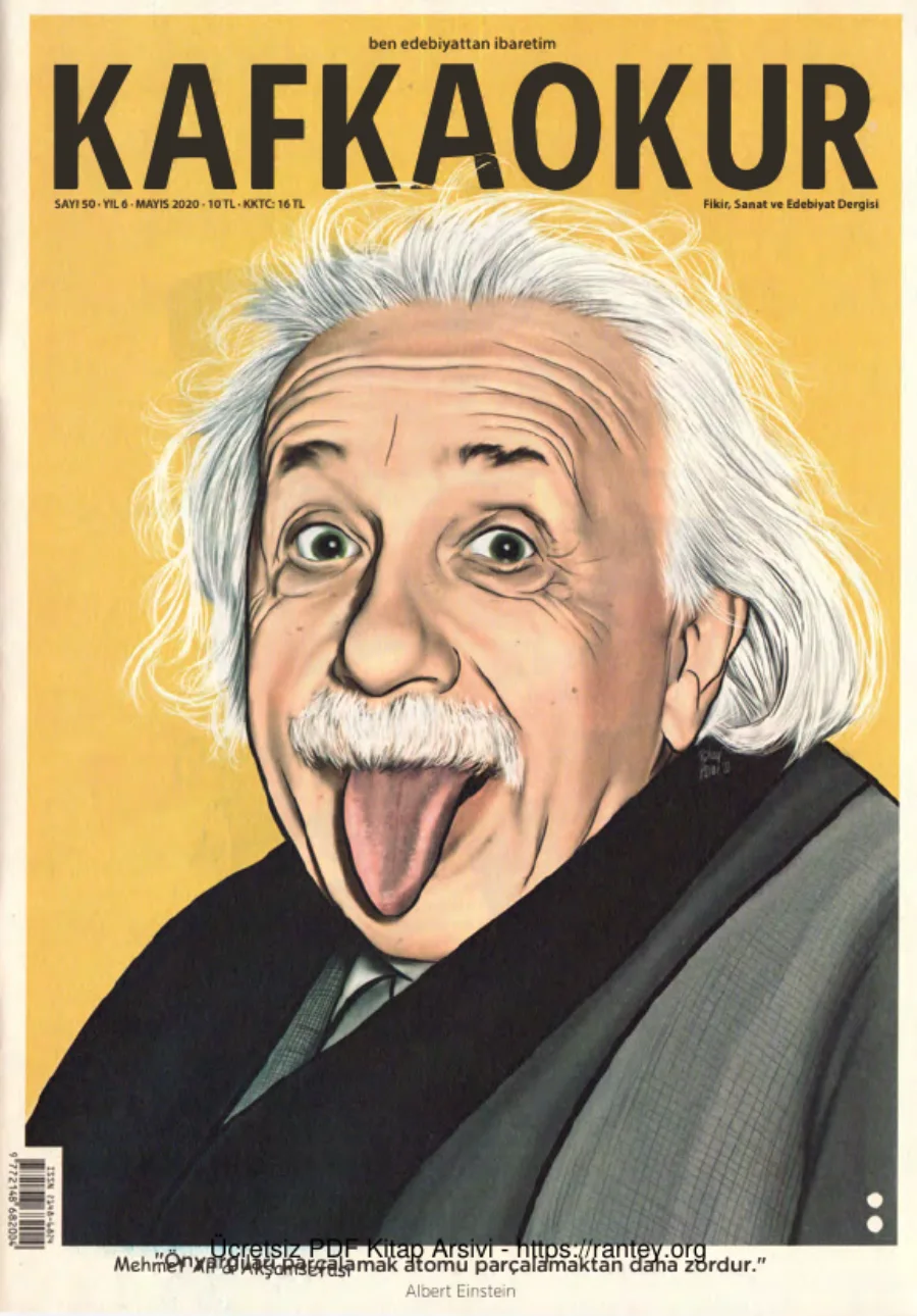 Kafka Okur Sayı 050 - Albert Einstein kapak görseli