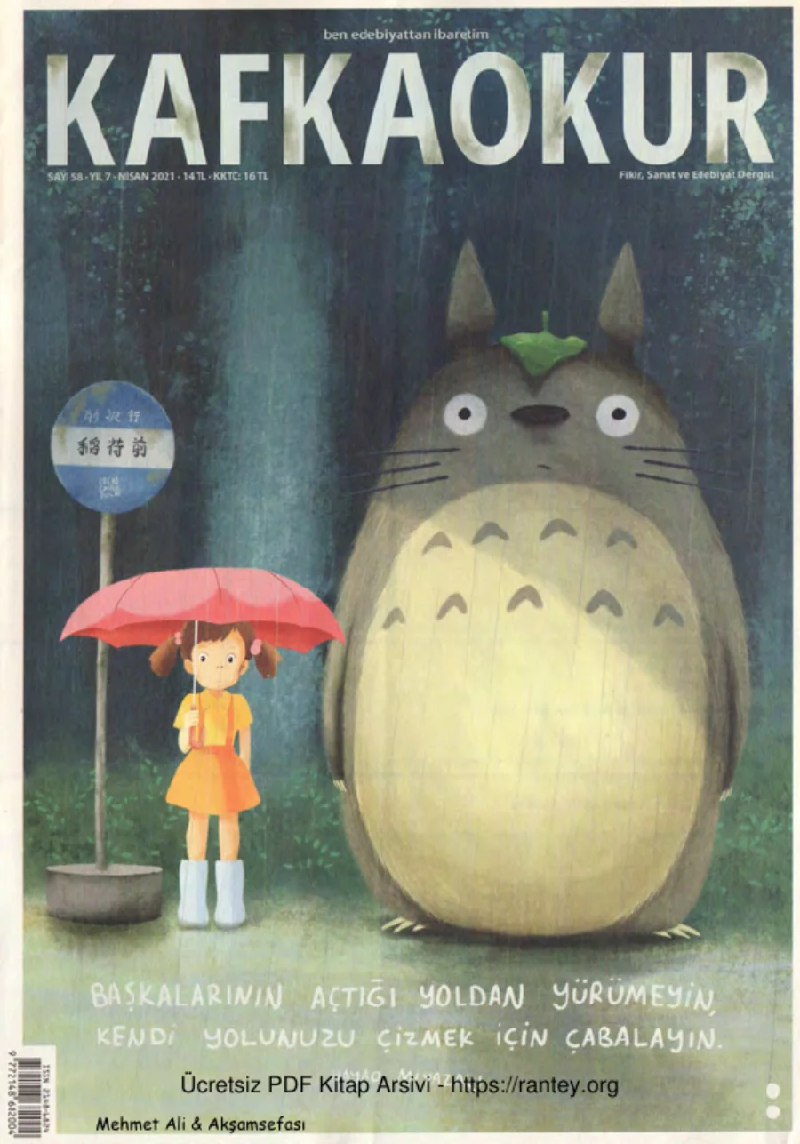 Kafka Okur Sayı 058 - Hayao Miyazaki kapak görseli