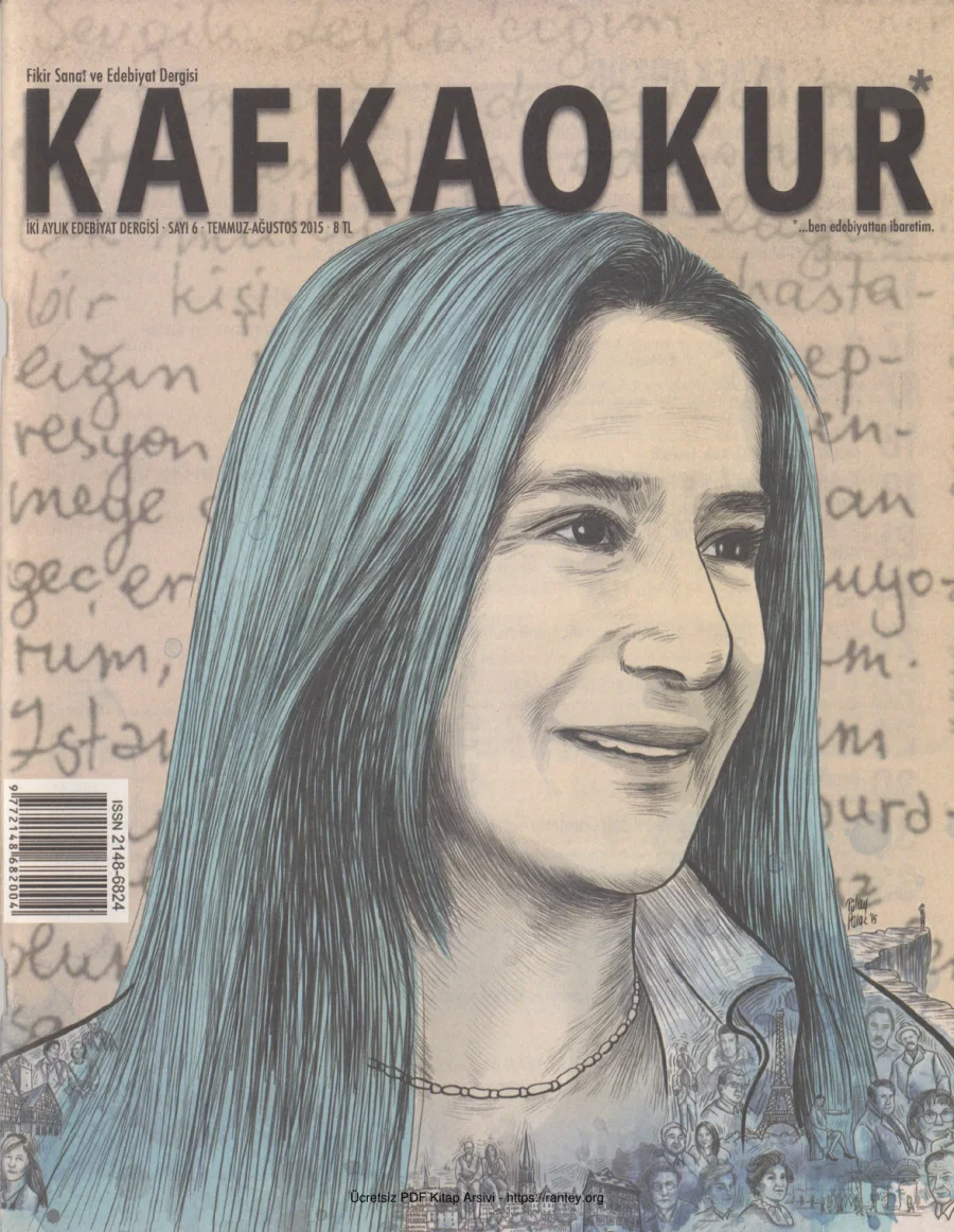 Kafka Okur Sayı 06 Temmuz Ağustos 2015 kapak görseli