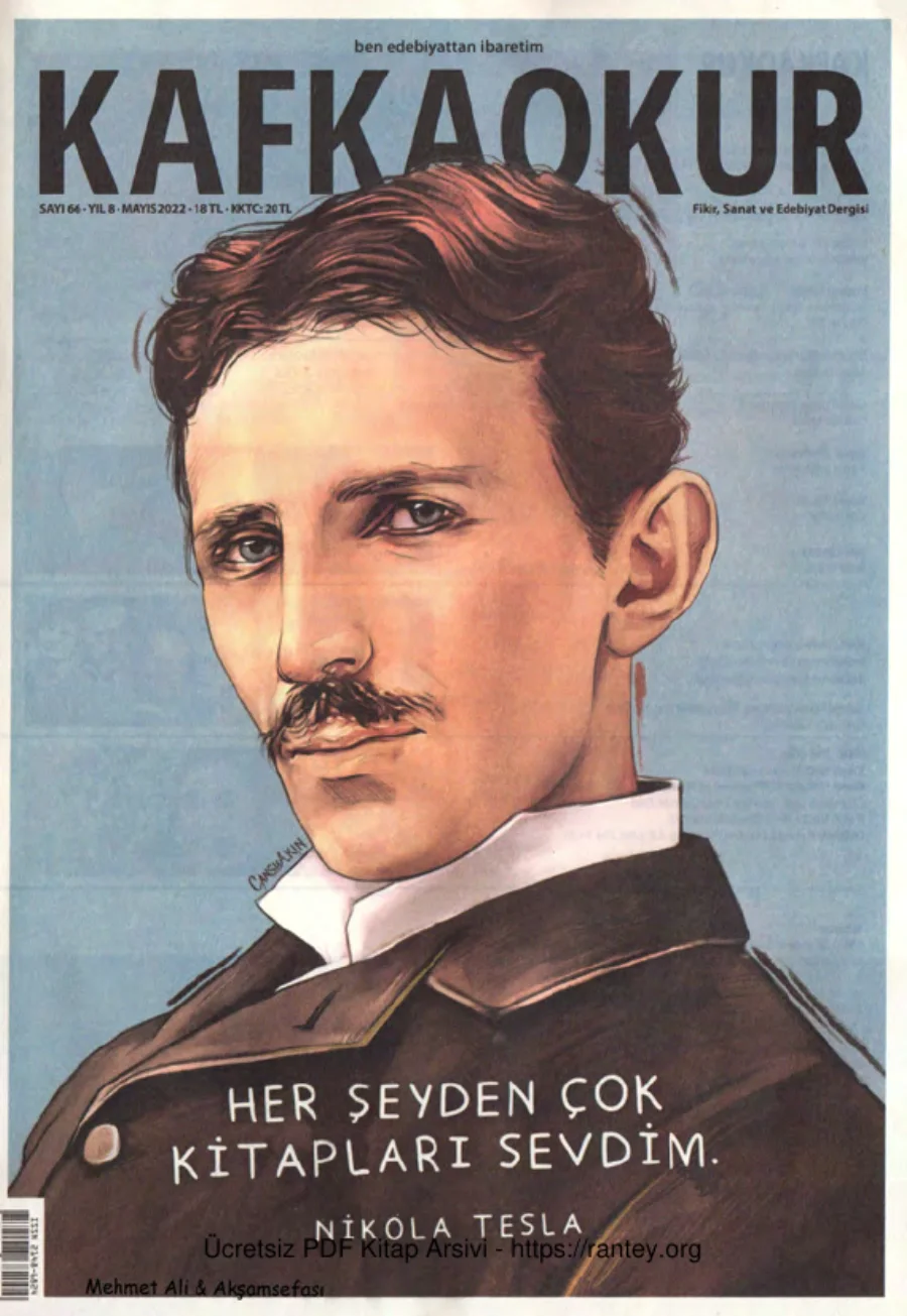 Kafka Okur Sayı 066 - Nicola Tesla kapak görseli