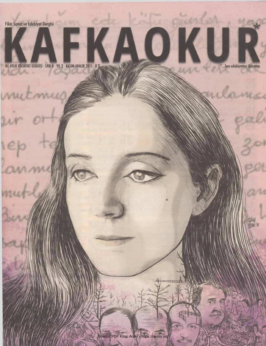 Kafka Okur Sayı 08 Kasım Aralık 2015 kapak görseli