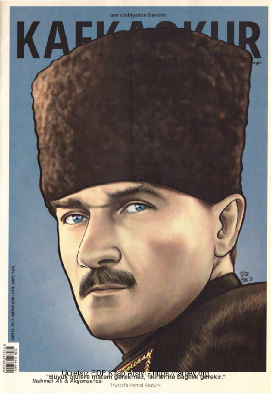Kafkaokur Sayı 053 - Atatürk kapak görseli