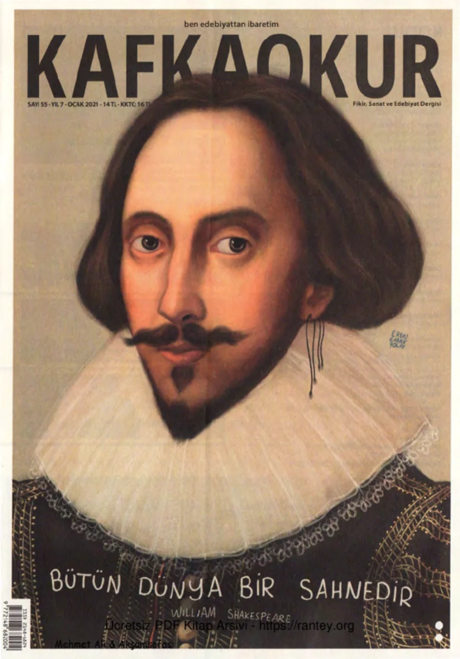Kafkaokur Sayı 055 - William Shakespeare kapak görseli