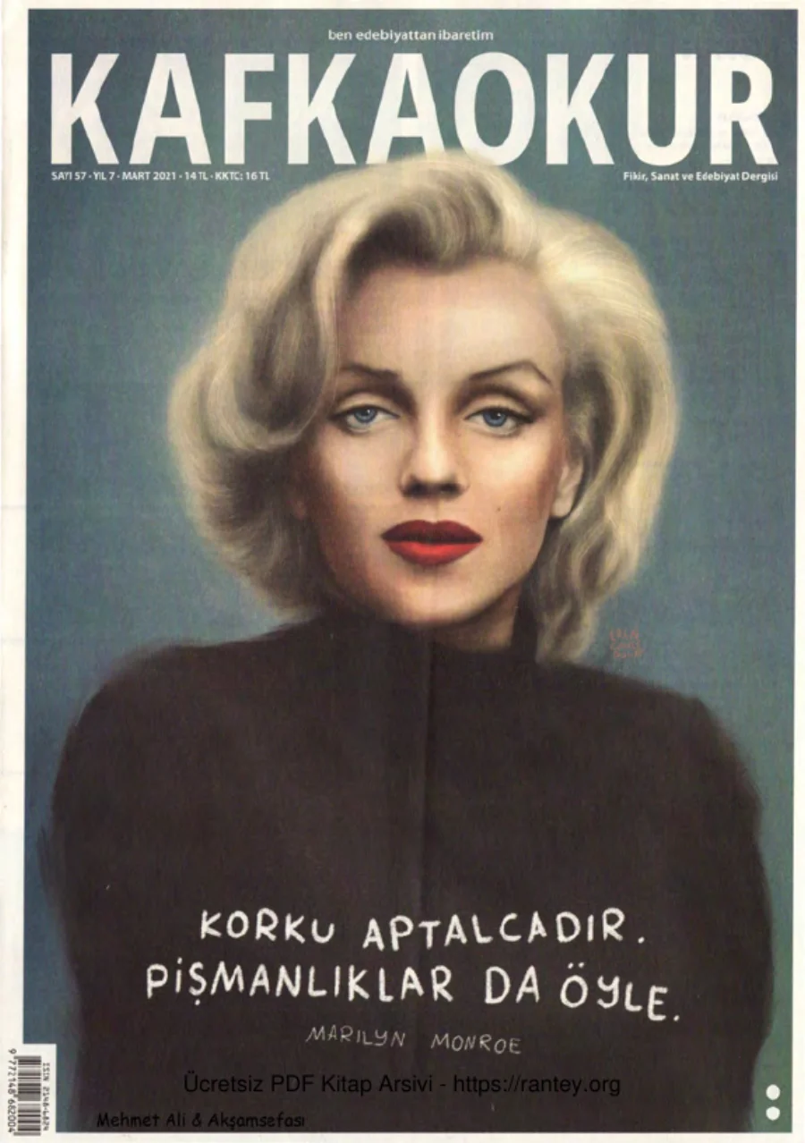 Kafkaokur Sayı 057 - Marlyn Monroe kapak görseli