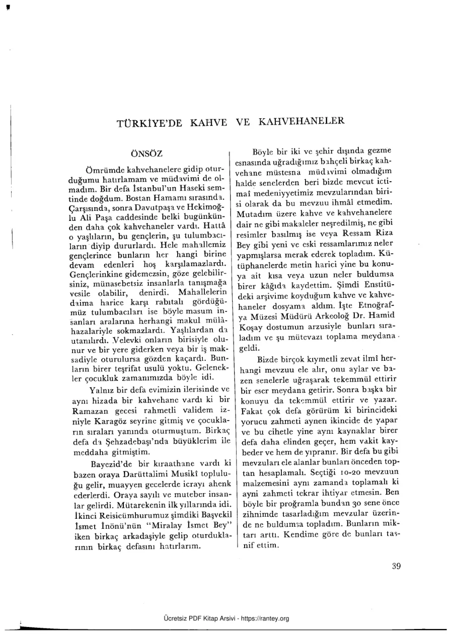 kahve ve kahvehaneler kapak görseli