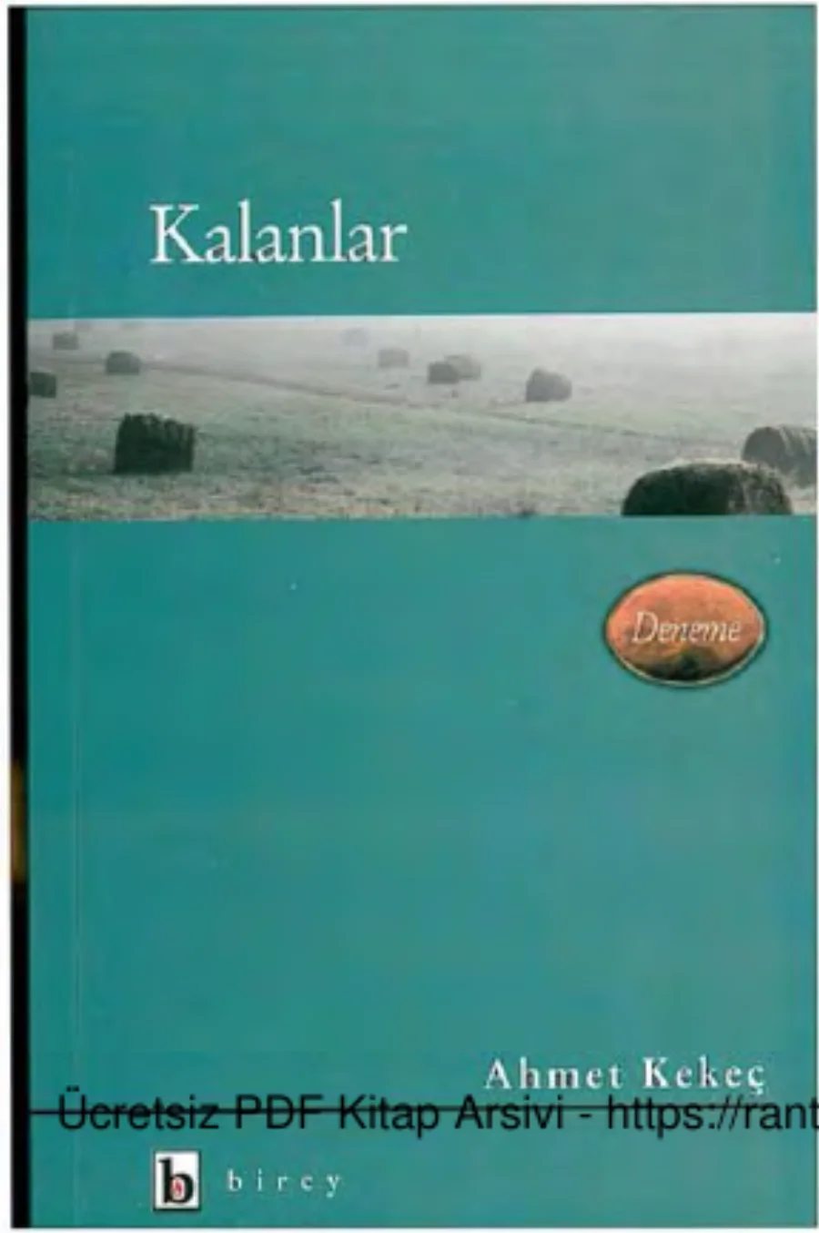 Kalanlar Bilge Yayınları kapak görseli