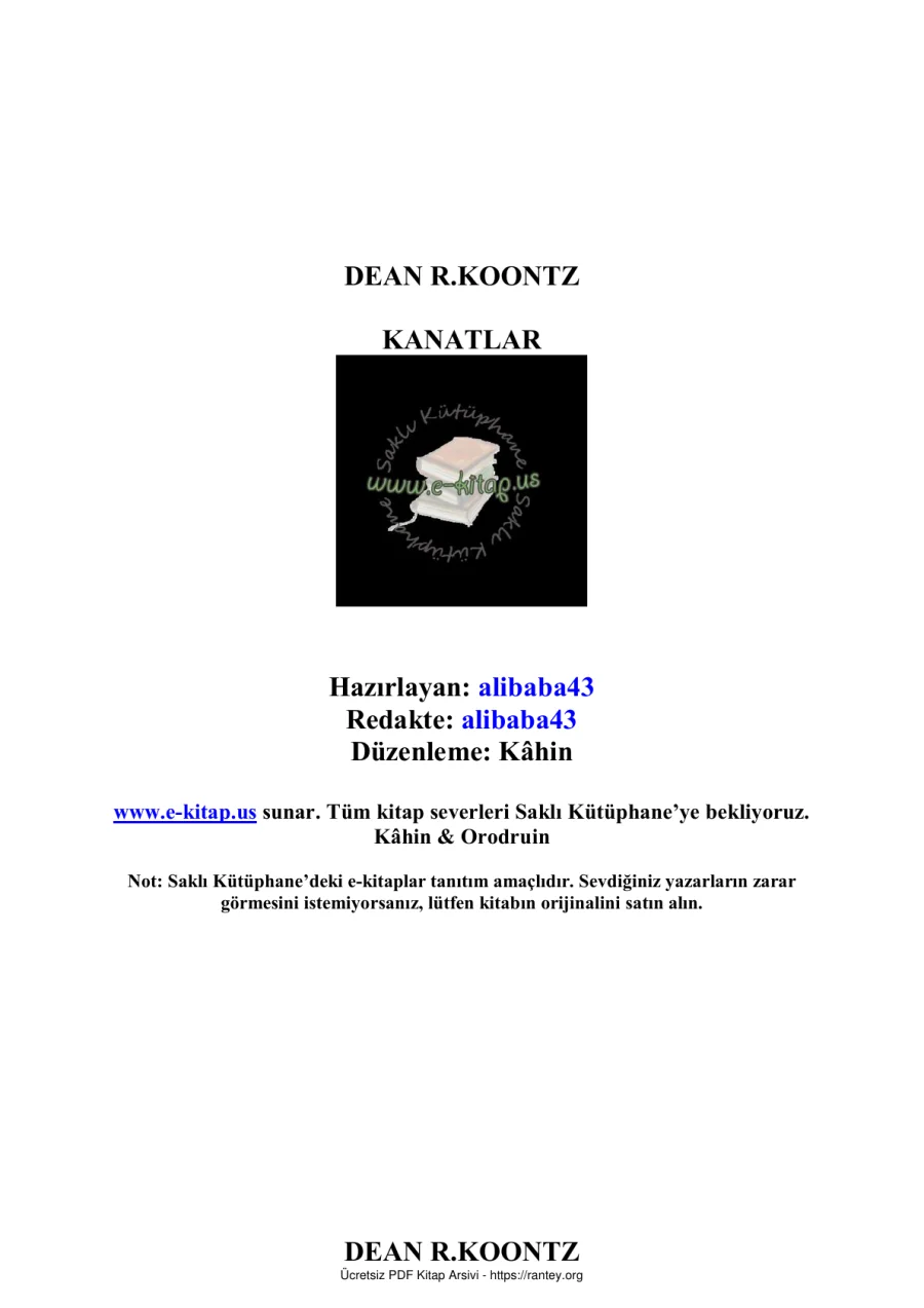 Kanatlar kapak görseli