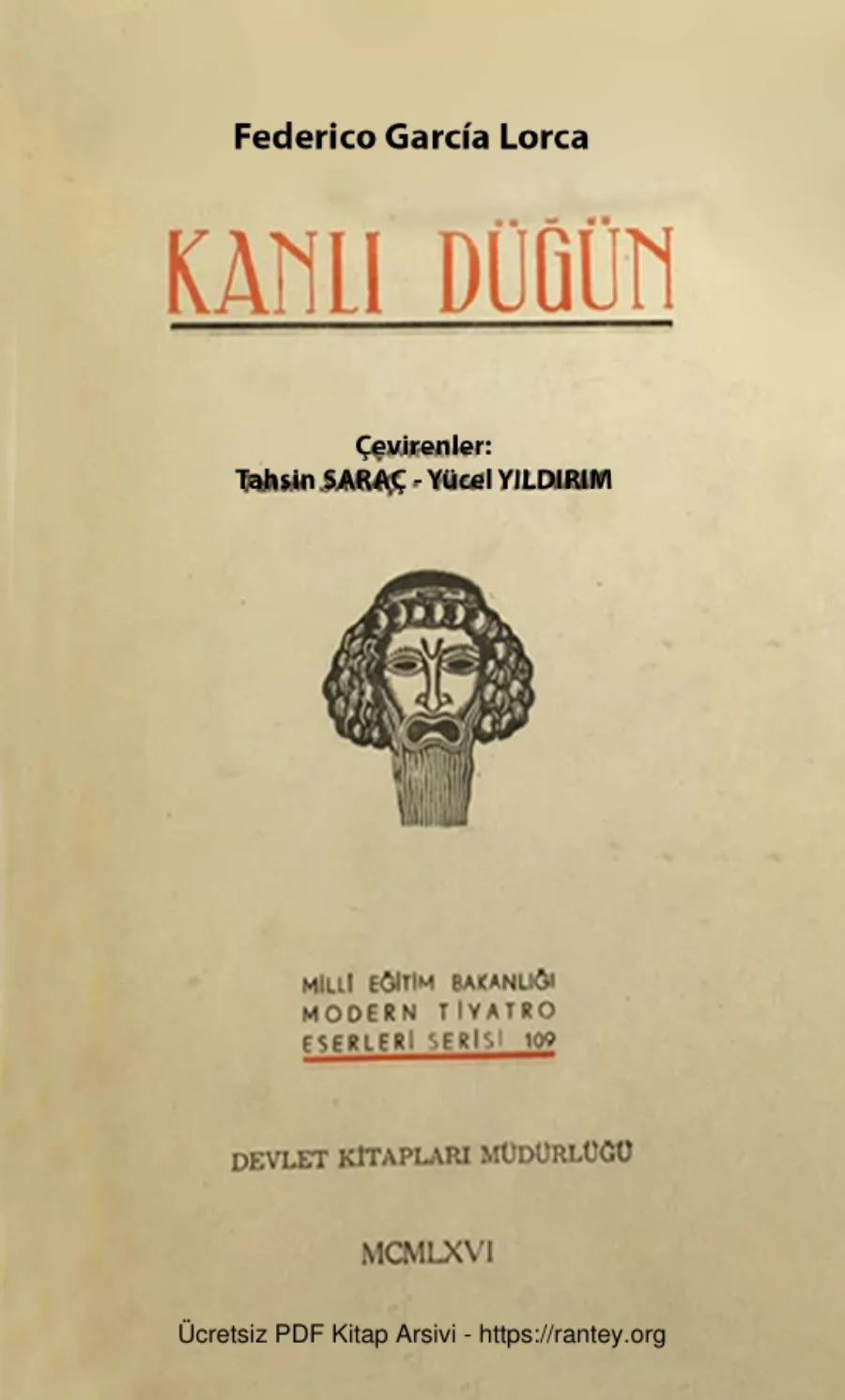 Kanlı Düğün Devlet Kitapları kapak görseli