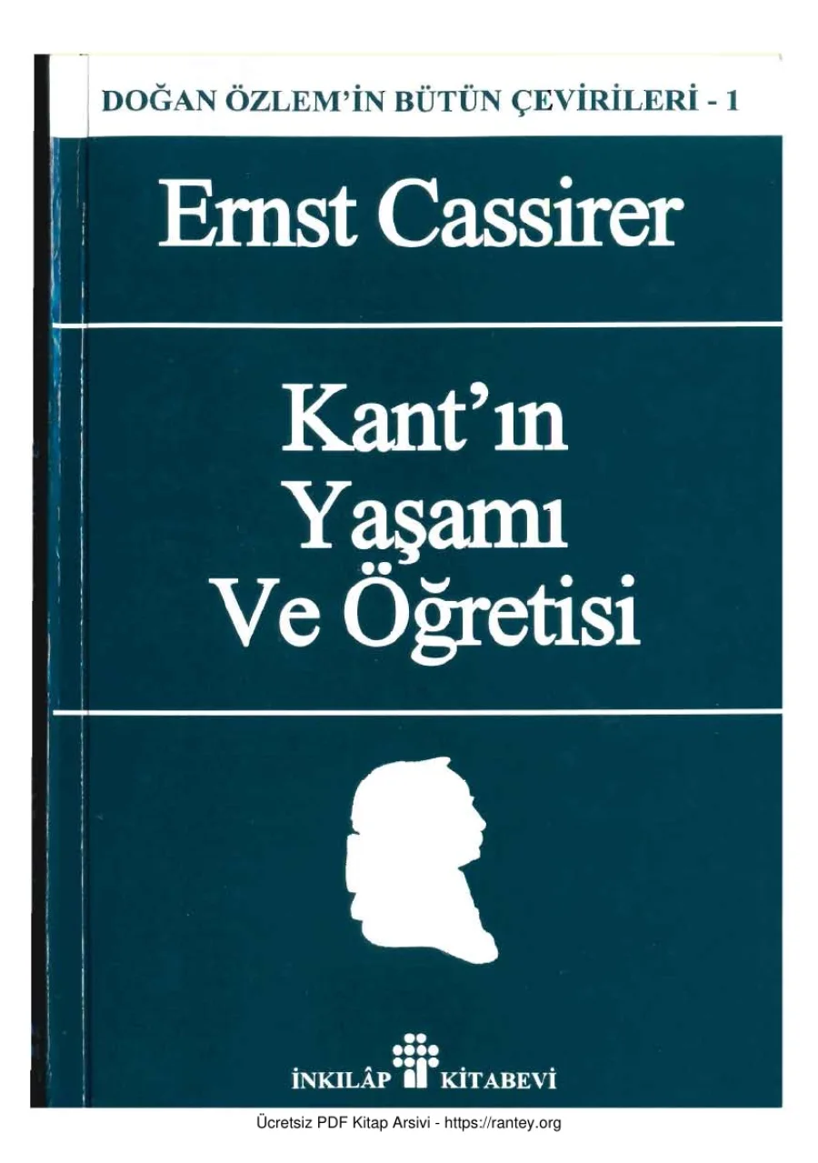 Kantın Yaşamı ve Öğretisi kapak görseli