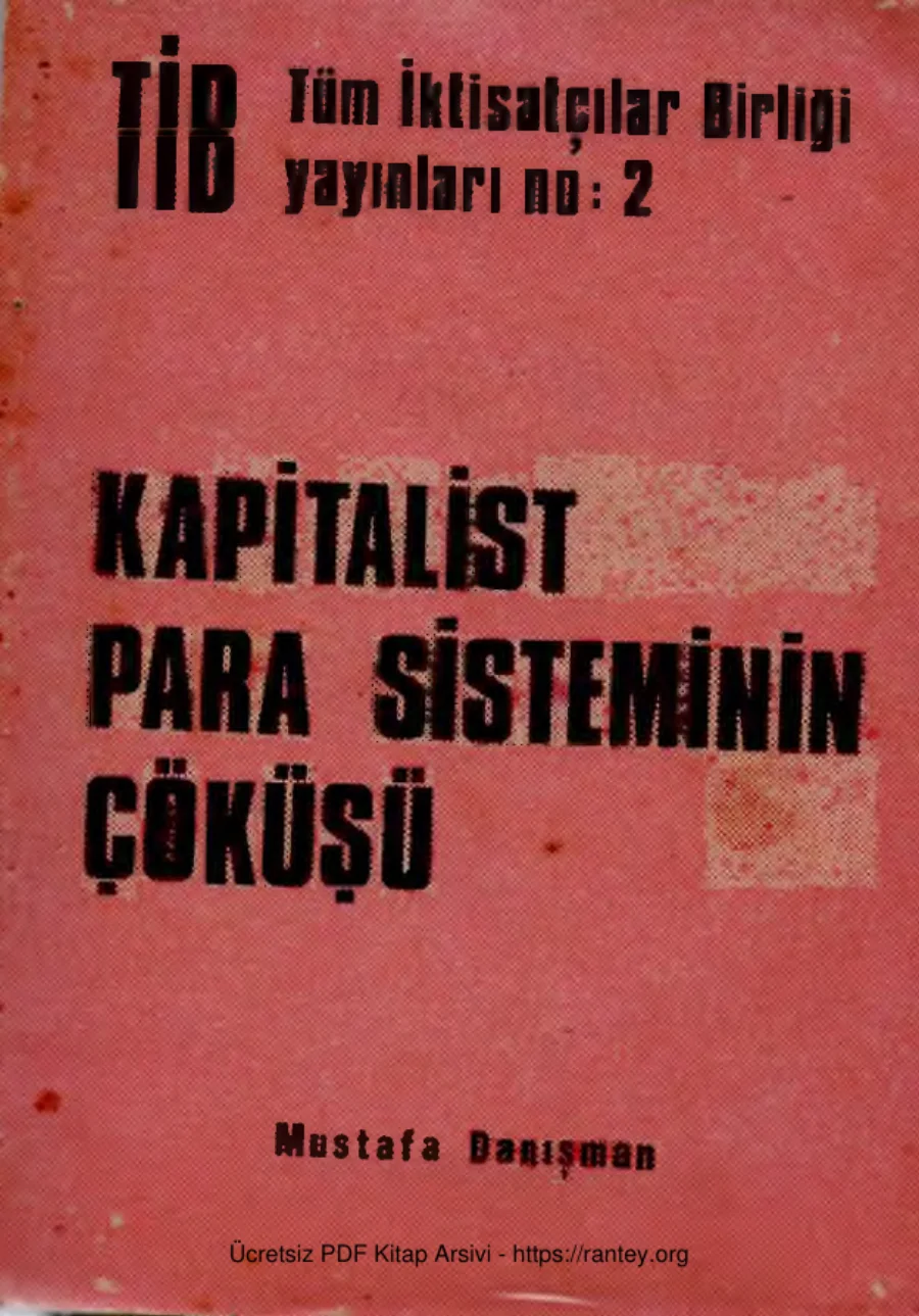 Kapitalist Para Sisteminin Çöküşü kapak görseli
