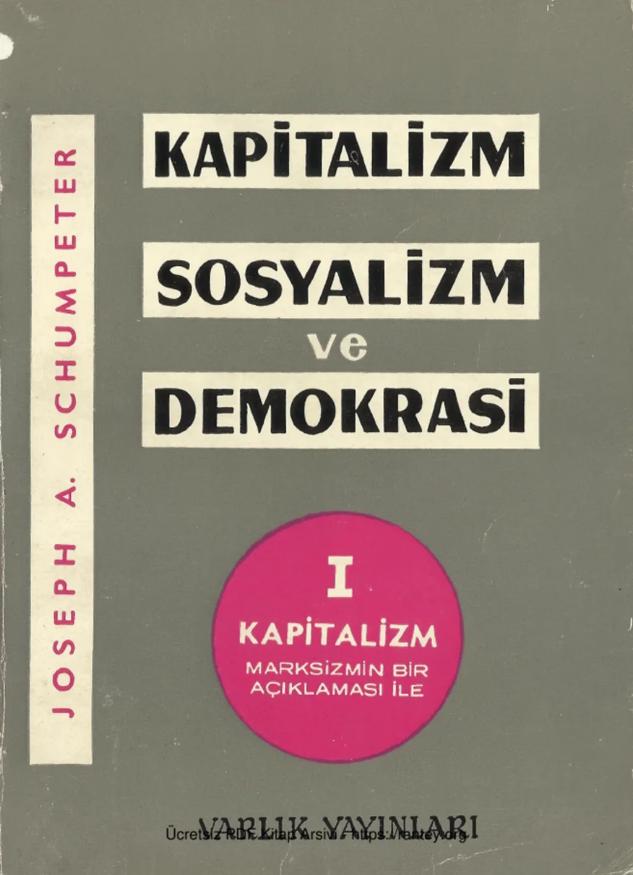 Kapitalizm, Sosyalizm ve Demokrasi kapak görseli