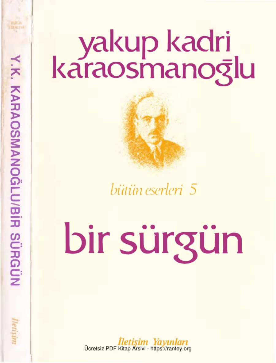Karaosmanoğlu Bir Sürgün İletişim Yayınları kapak görseli
