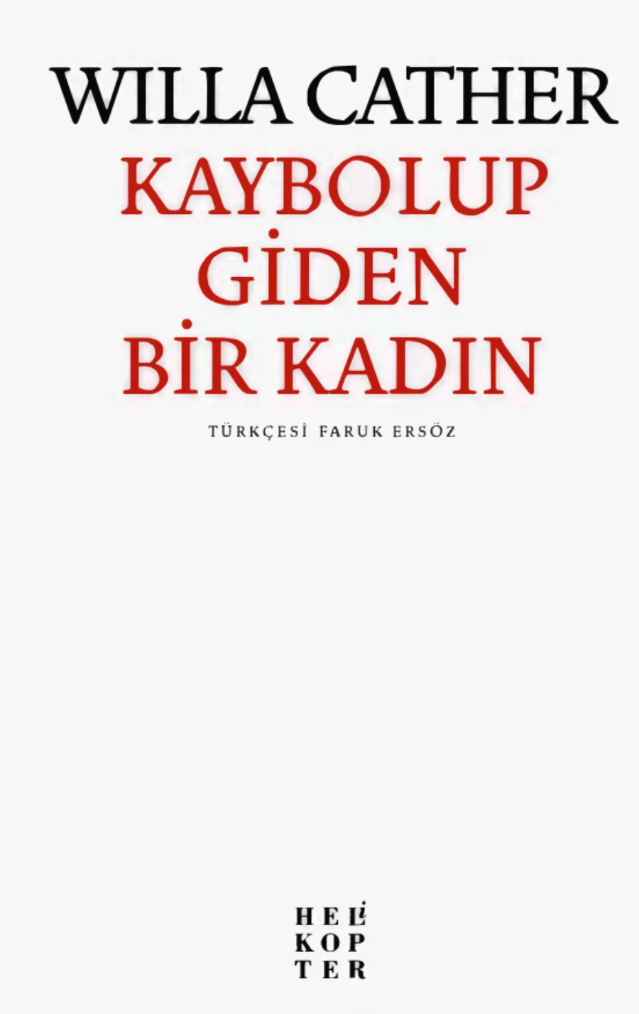 Kaybolup Giden Bir Kadın kapak görseli