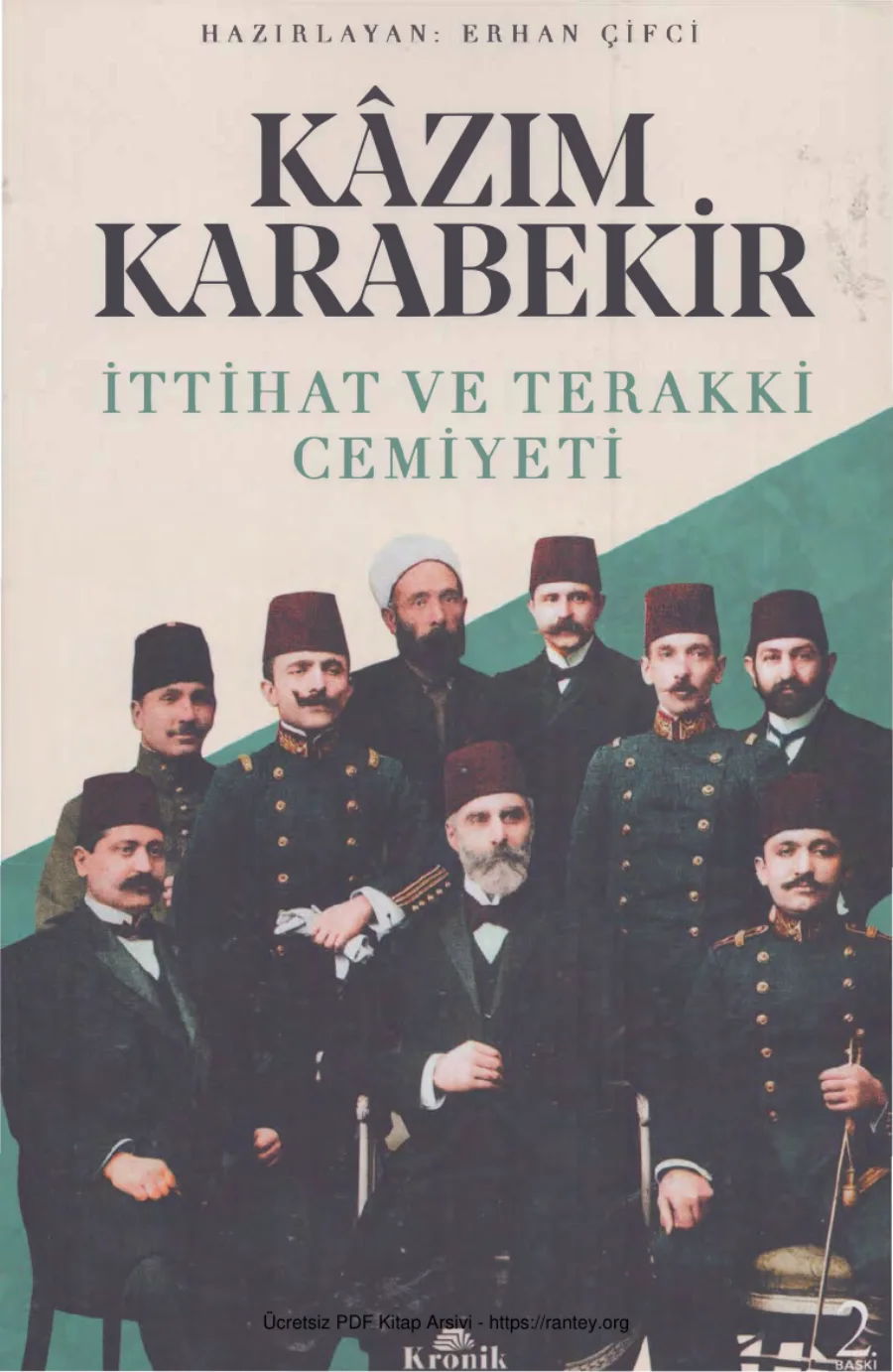 Kazım Karabekir İttihat ve Terakki Cemiyeti Kronk Yayınları kapak görseli