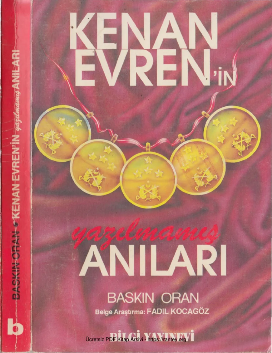 Kenan Evren'in Yazılmamış Anıları kapak görseli