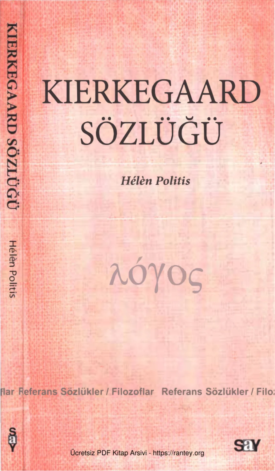 Kierkegaard Sözlüğü kapak görseli