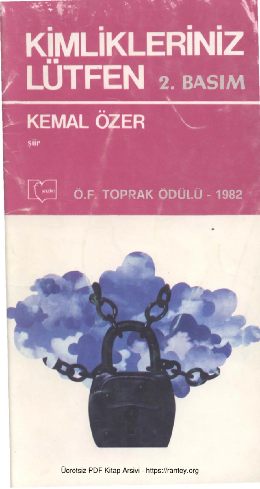 Kimlikleriniz Lütfen kapak görseli