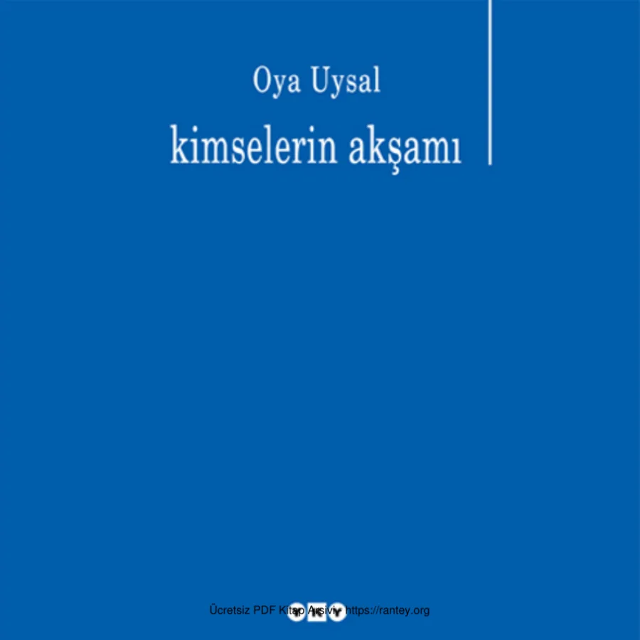 Kimselerin Akşamı kapak görseli
