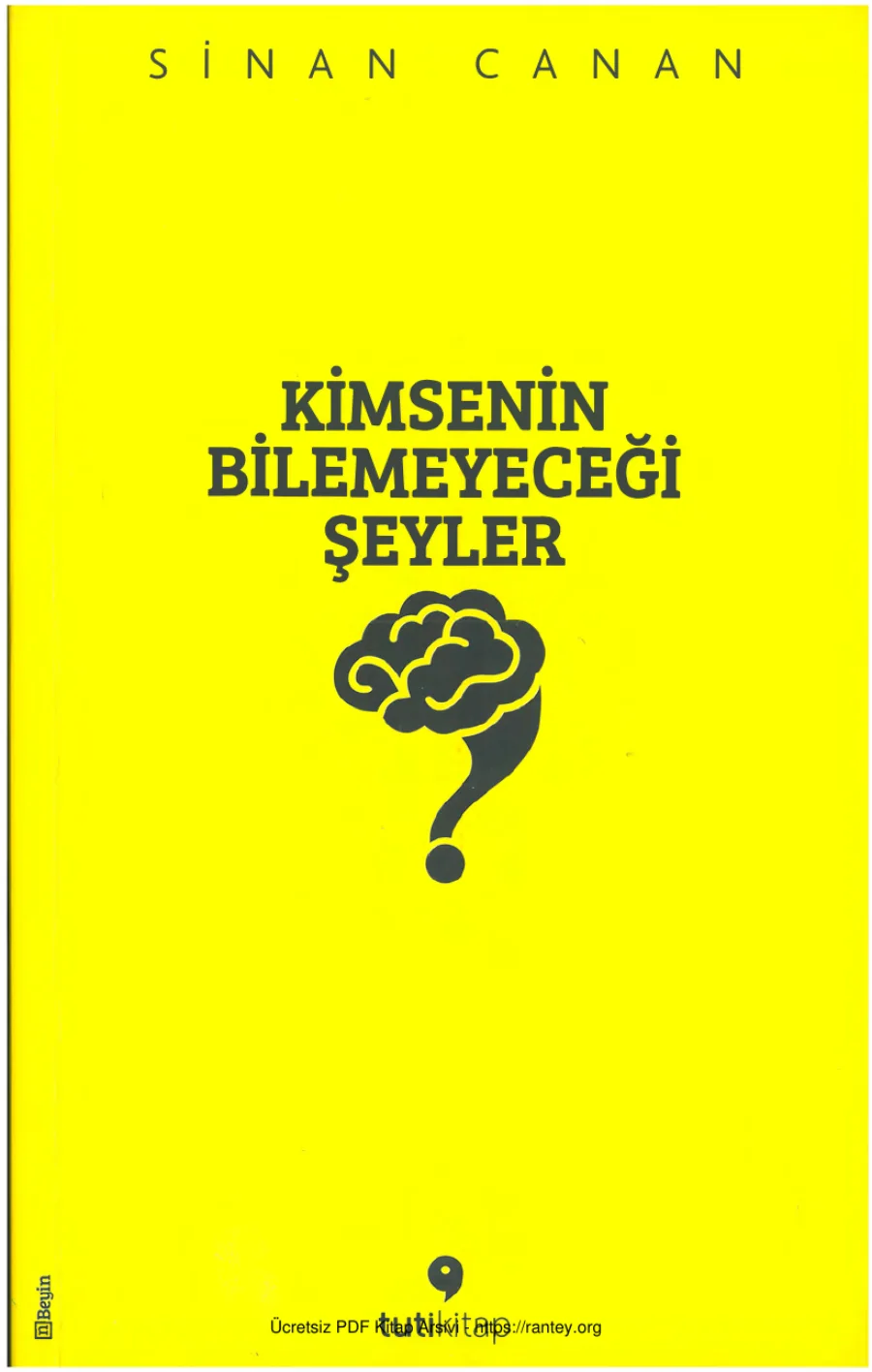Kimsenin Bilemeyeceği Şeyler kapak görseli