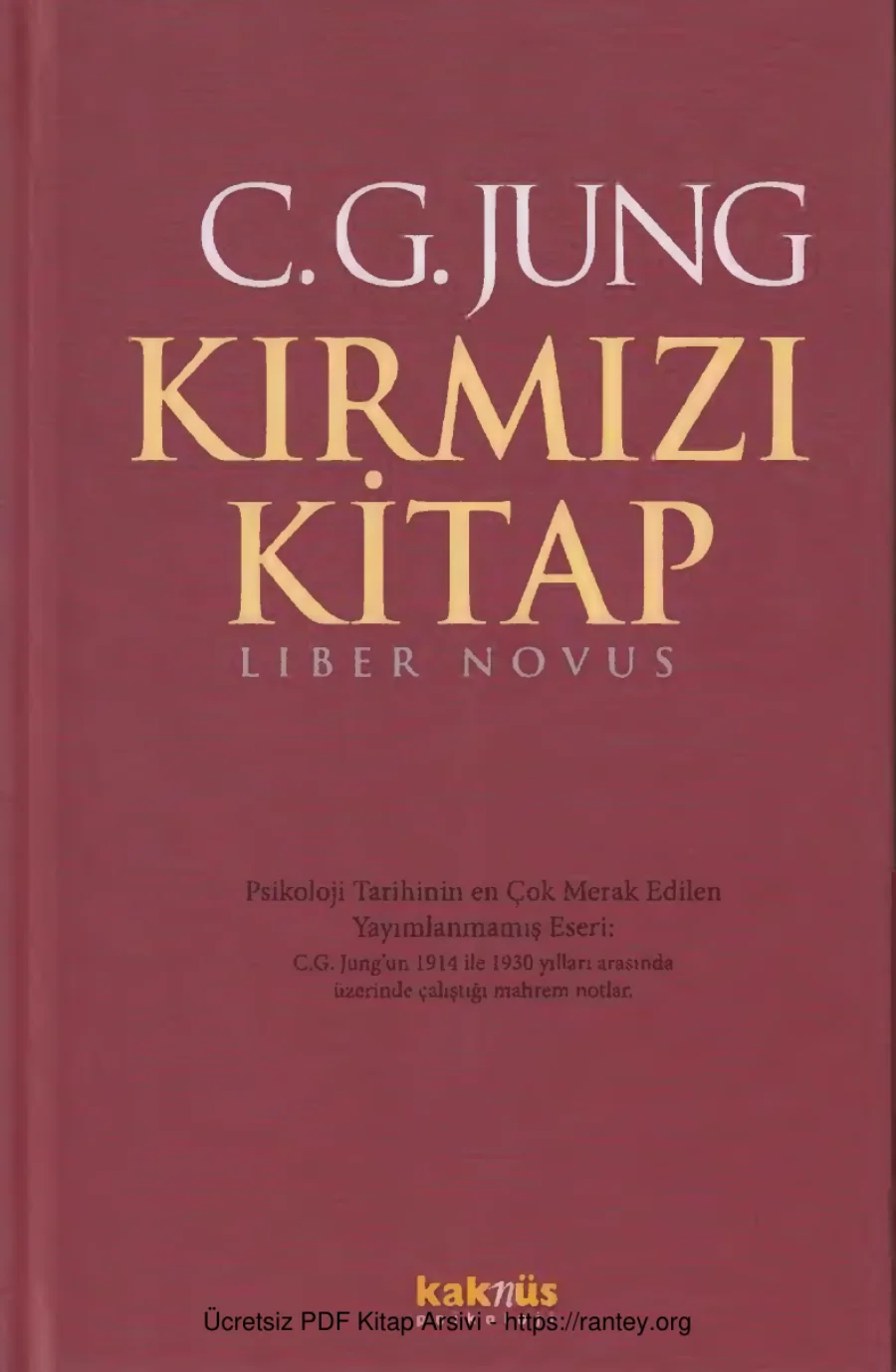Kırmızı Kitap Liber Novus Kaknüs kapak görseli