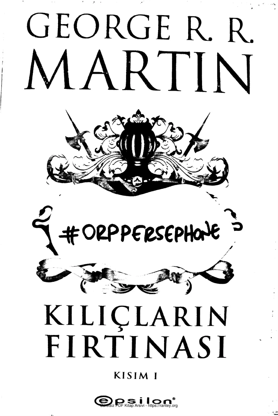 Kısım 1 George R R Martin kapak görseli