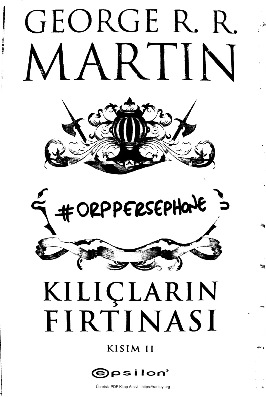 Kısım 2 George R R Martin kapak görseli