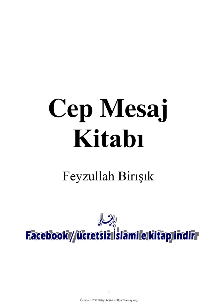 Kitabı Ebu Abdulmumin Tekin Mıhçı kapak görseli