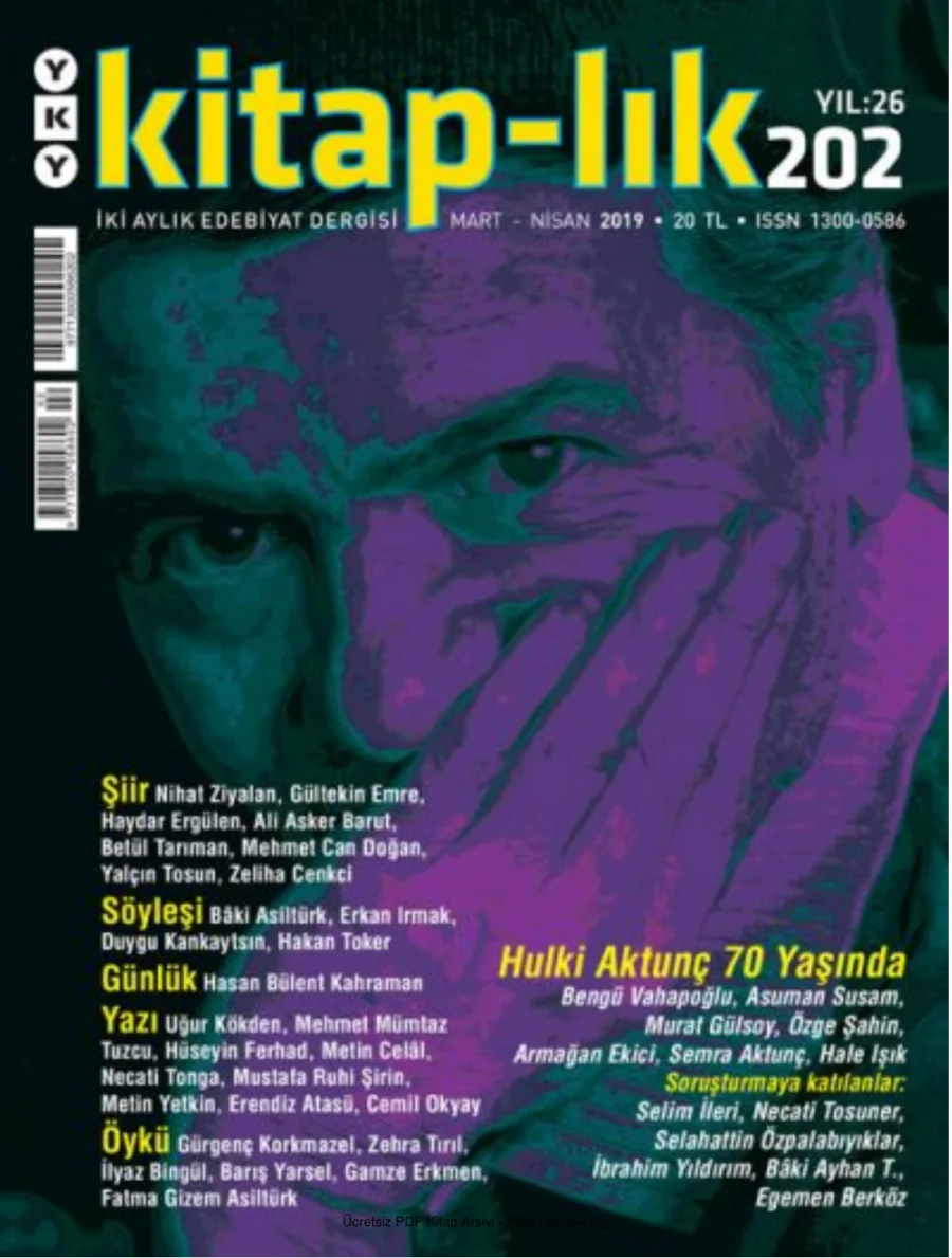 Kitap lık Sayı 202 Mart Nisan 2019 kapak görseli