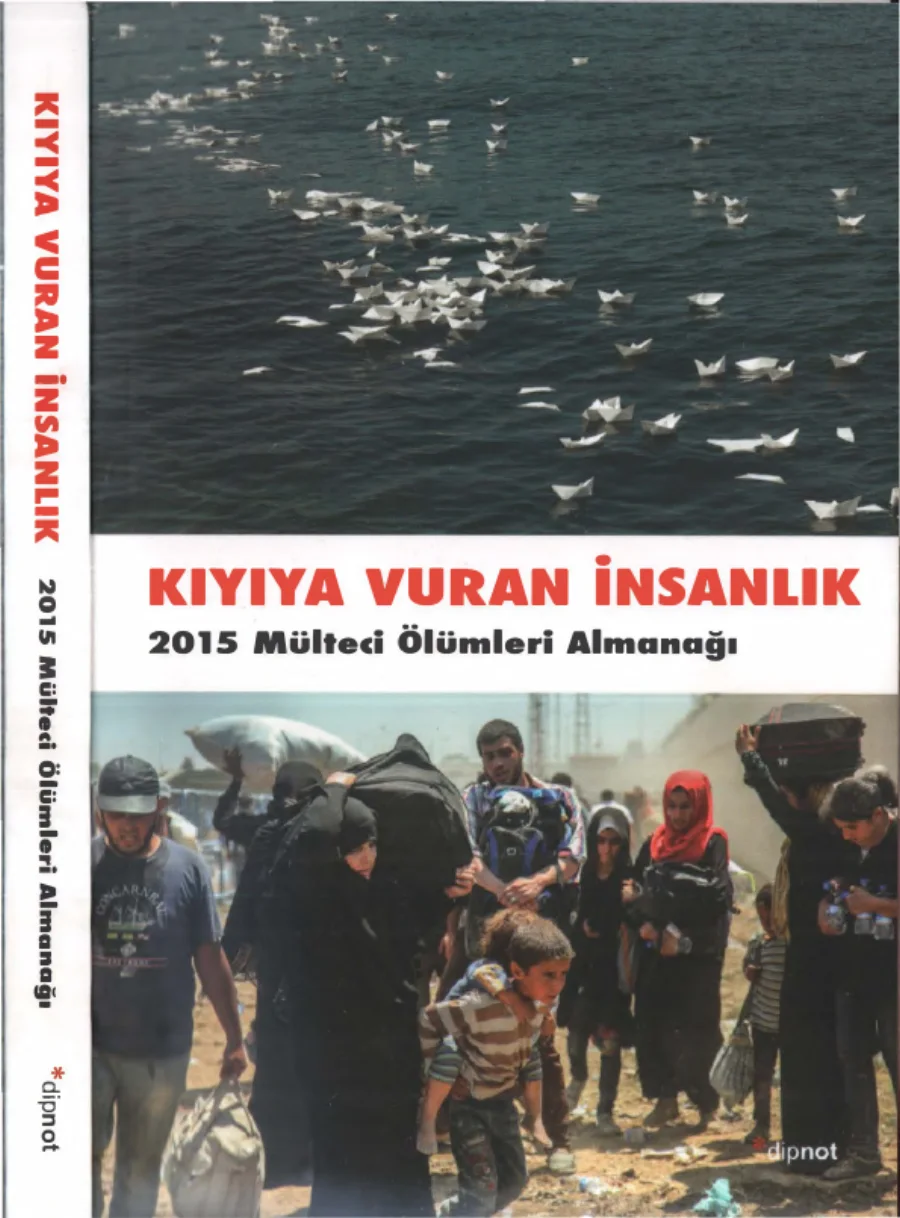 Kıyıya Vuran İnsanlık 2015 Mülteci Ölümleri Almanağı kapak görseli