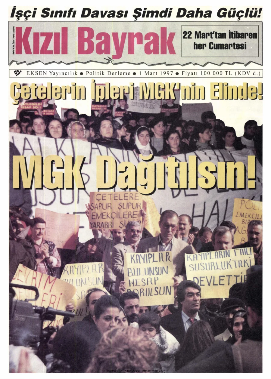 Kızılbayrak Yıl 1997 Sayı 02 1 Mart kapak görseli