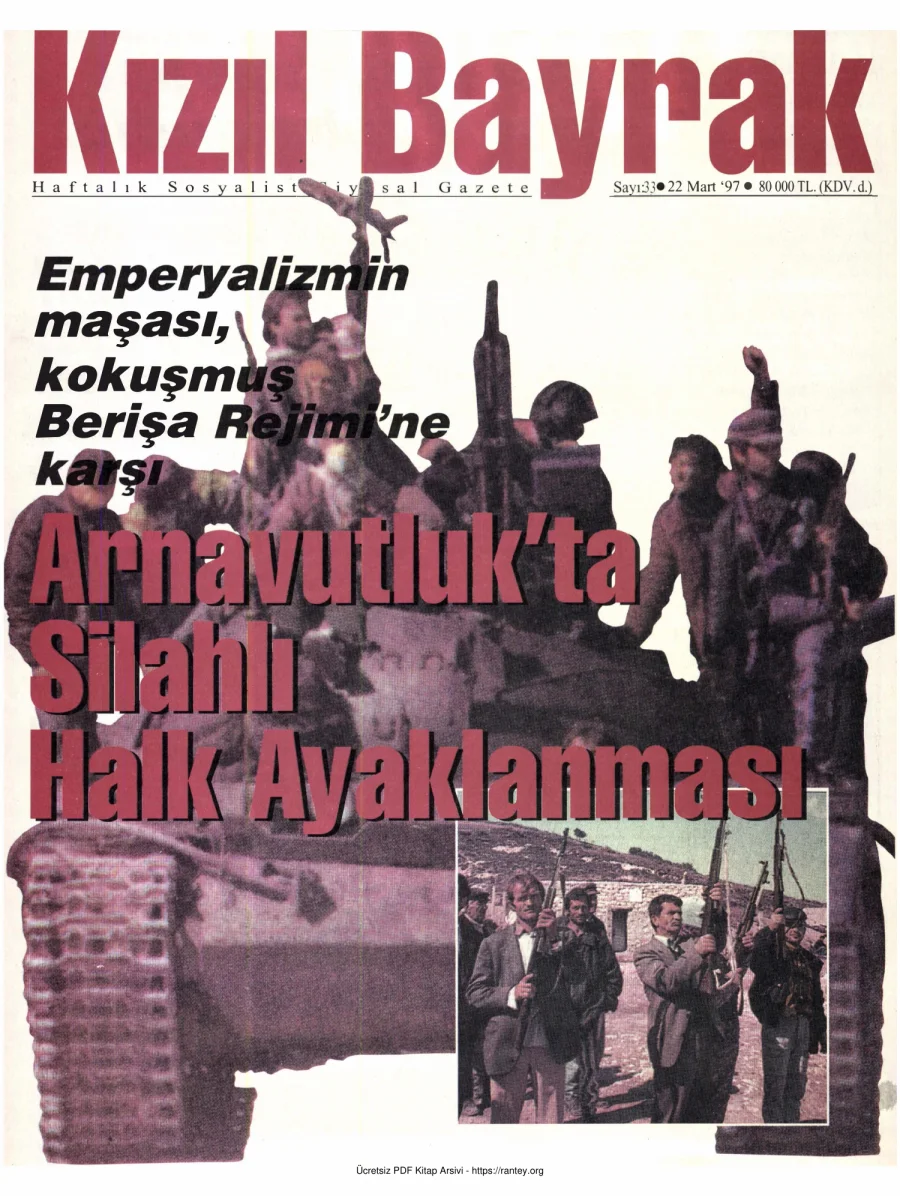 Kızılbayrak Yıl 1997 Sayı 03 22 Mart kapak görseli