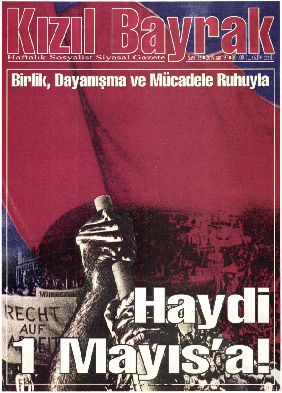 Kızılbayrak Yıl 1997 Sayı 08 26 Nisan kapak görseli