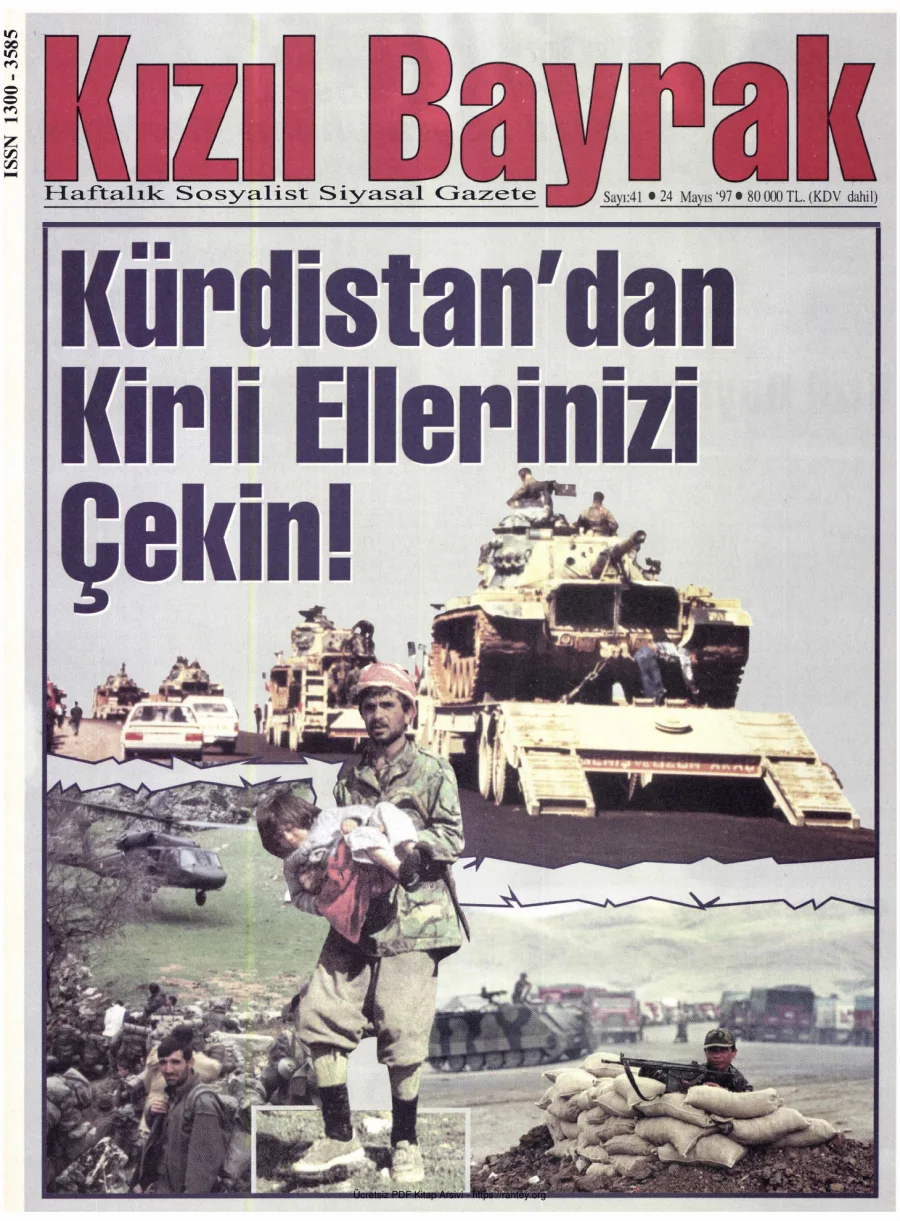 Kızılbayrak Yıl 1997 Sayı 11 24 Mayıs kapak görseli